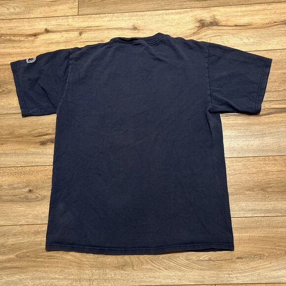 VTG 2000 Lee Sport Tennessee Titans Graphic Shirt LARGE Navy Blue Football NFL - Picture 11 of 11